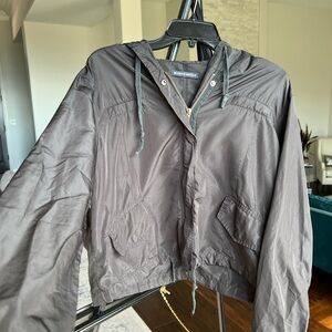 Brandy Melville Black Zip-Up Jacket